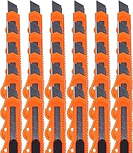OFFICEPOINT Cuttermesser Set 60 Stück | Cutter mit 18mm Abbrechklinge | Teppichmesser mit Wechse…