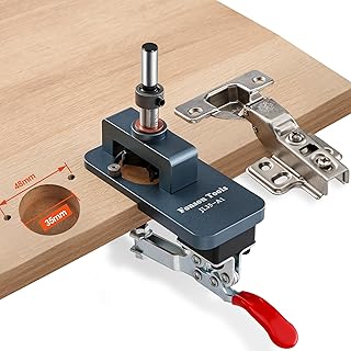 35 mm Scharnier Bohrschablone,Verdecktes Scharnier Jig,Aluminiumlegierung Scharnierlehre Möbelba…
