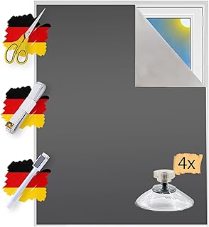Verdunklungsstoff Meterware | Hitzeschutz oder Kälteschutz | Sonnenschutz zu 100% Verdunkelung |…
