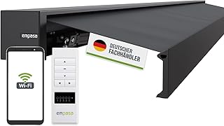 empasa elektrische Vollkassettenmarkise Cube ONE Smart Home kompatibel mit WiFi-Motor Markise Son…