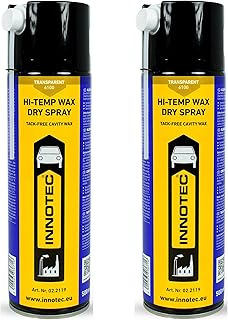 2 Stück Innotec Hi-Temp Wax Spray Unterboden und Hohlraumschutz Fettspray Transparent – Next Lev…
