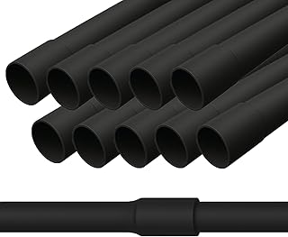 PVC Kabelrohr starr 22mm (M22) – 20 m gemufftes Installationsrohr, schwer entflammbar, für Auf…