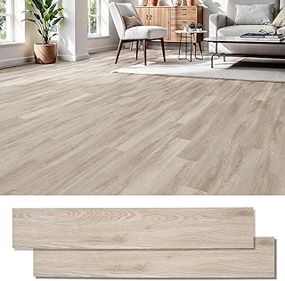 5.02m²/ Vinylboden Selbstklebend, 36 Stück PVC Bodenbelag Selbstklebend mit Holzoptik, Wasserfe…