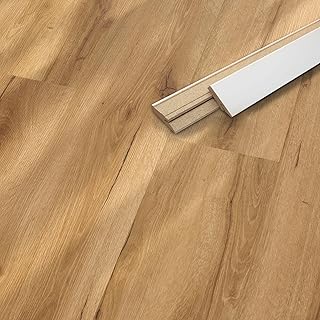 Premium Klick-Vinylboden, 2,24 m², inkl. Fußleisten, Trittschalldämmung integriert, Stärke 5 …