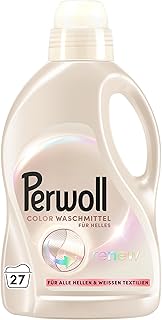 Perwoll Color Waschmittel für Helles (27 Waschladungen), Spezialwaschmittel reinigt sanft und er…