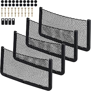 4 Stück Kofferraum Netztasche, 42x21cm Auto Aufbewahrungsnetz, Multifuntionales Autositz Ablagen…