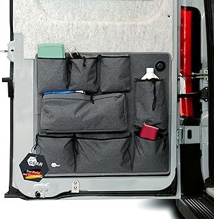 your GEAR Ortles L Organizer für Kastenwagen Hecktür links – Wohnmobil Stauraumtasche mit 7 R…