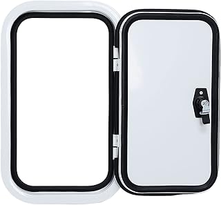 RV-Gepäcktür H500 B300mm Abgerundete Ecke Wohnmobilfach Stauraum -Schutz Zugangstür für Wohnm…
