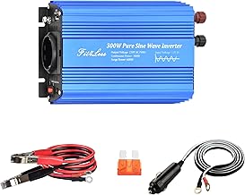 Reiner Sinus-wechselrichter 300 Watt mit Deutsche Steckdosen,DC 5 V 2 A USB-Ausgang (300W)