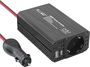 ALLWEI 300W Wechselrichter 12V auf 230V Spannungswandler, Stromwandler mit Typ-C & USB Anschluss,…