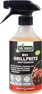 Dr. Rein Grillfritz Bio Kraftreiniger Grill- & Backofenreiniger, Fettlöser Spray, biologisch abb…
