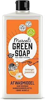 Marcel’s Green Soap – Spülmittel Orange & Jasmin – Geschirrspülmittel – Mikroplastikfreie Forme…