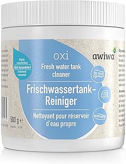 awiwa oxi Wassertank Reiniger Wohnmobil (500g) – Frischwassertank Reiniger löst Verschmutzungen …