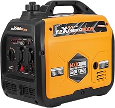 maXpeedingrods 3500W Inverter Stromerzeuger, Leicht und Mobil Benzin Notstromaggregat Stromgenera…