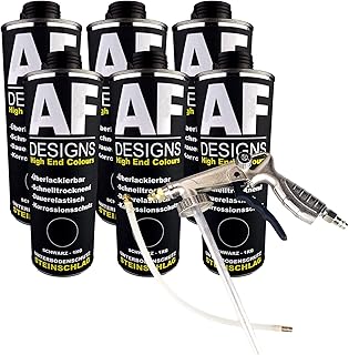 Alex Flittner Designs Steinschlagschutz/Unterbodenschutz schwarz 6x1kg überlackierbar + Unterbod…