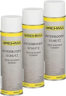 3X Unterbodenschutz Steinschlagschutz Spray schwarz 500ml überlackierbar