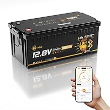 LiFePO4 12V 280Ah Pro Batterie mit EVE-Zellen LF280K-V3, Lithium Batterie mit Bluetooth, 200A BMS…