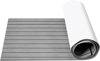Boot Bodenbelag Selbstklebend Teakholzimitat Bootsbelag, rutschfeste wasserdicht Bootsmatte Marin…