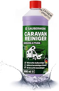 Profi Wohnwagen & Wohnmobil Reiniger für Aussen (1L Konzentrat) inkl. Versiegelung – Caravan-Rei…
