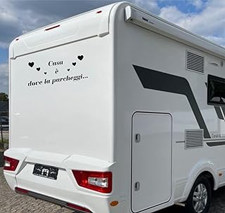 Aufkleber für Wohnmobil, Sprüche zu Hause, wo der Parkplatz – Wohnwagen – Zubehör graphisc…