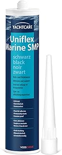 Yachtcare Uniflex Marine 290ml schwarz | Dauerelastische Kleb- und Dichtmasse ideal für alle Fug…