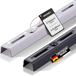 Wandschienen 1-reihig · Länge: 50cm · Farbe: Anthrazit · Menge: 10 · Regalsystem Wandschiene…