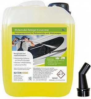 Richter Chemie Wohnwagenreiniger außen, Caravanreiniger & Wohnmobilreiniger Konzentrat, 5L Kanis…