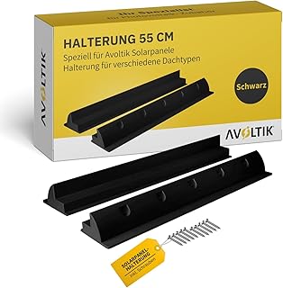 Avoltik Solarpanel Halterung spoiler geeignet für Wohnmobil, Boot, Flachdach, Wohnwagen I wetter…