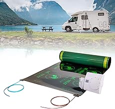 Mi-Heat Im Wohnwagen sicher Heizen ohne Gas | 0,5×1,25m Elektro elektrische Strom Fussbodenheizun…