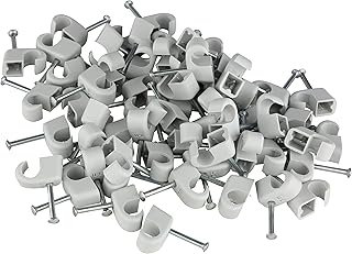 REV Expressschellen, 200 St. Nagelschellen -Kabelschellen, 7-11mm, grau