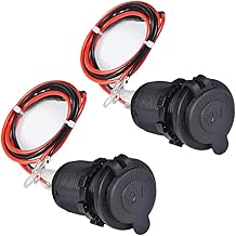12V Steckdose,Wasserdicht Zigarettenanzünder Marine Grade Spritzwassergeschützt Und Staubdicht,…