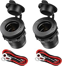 Thlevel Auto Zigarettenanzünder Steckdose Marine Grade Adapter 2 Stücke | mit 60cm Anschlusskab…
