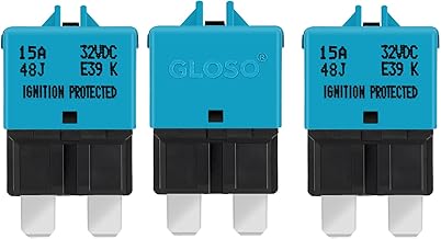 GLOSO flachsicherungen Autosicherungen Sicherungen für KFZ Auto Wohnmobil Boot Motorrad Manuelle…