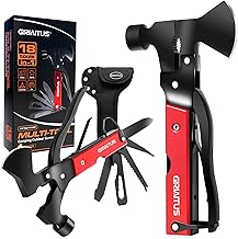 Multitool Camping Zubehör Geschenke für Männer Survival Gear 18 in 1 Camping Multi Tool mit Ax…