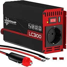 LOADCHAMP Wechselrichter 12V 300W Reiner Sinus Spannungswandler Inverter