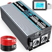 FLAMEZUM 3000W/6000W Reiner Sinus Spannungswandler 12V auf 230V Wechselrichter Power Inverter mit…
