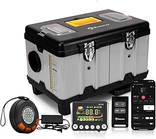 Sunster 8kW Dieselheizung, 110-240V/12/24V mit CO Detektion | 8kW, 110-240V AC & 12V/24V DC, CO D…