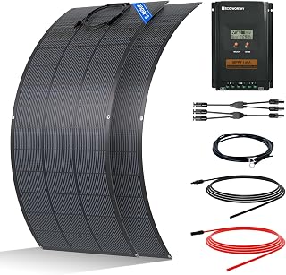 ECO-WORTHY 400W Solarpanel Flexibel Kit netzunabhängig System | 25% Umwandlung,40A MPPT-Laderegl…