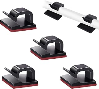 SOULWIT® 50 Stück Stark Selbstklebende Kabel-Management-Clips, Kabel-Organizer für TV, PC, Lap…