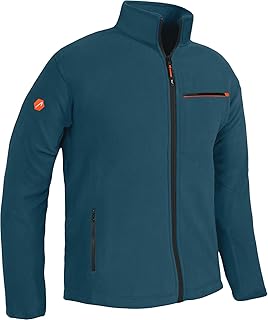 ACE Fleece-Jacke – warme Outdoor-Jacke für Männer – Herren-Jacke ohne Kapuze – Reißverschluss …