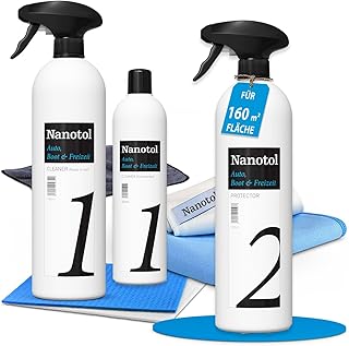 Nanotol Auto, Boot + Freizeit Set | Autopflege-Set mit Nanoversiegelung für Lack, GFK, Felgen | …