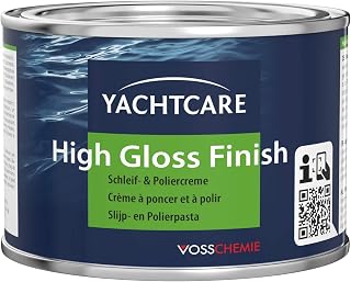 Yachtcare High Gloss Finish 500g – weiß – GFK Premium Hochglanz Politur | Polierpaste aus Edelwa…