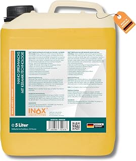 INOX® NANO Sprühwachs 5L mit Keramik-Technologie – Autowachs mit Abperleffekt | Auto Wax zur …