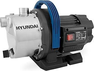 HYUNDAI Gartenpumpe GP12050 | 1200 W, Fördermenge 5.000 l/h | Förderhöhe: max. 50 m, Ansaughö…