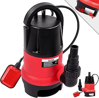 Belko® JP400-D2 Schmutzwasserpumpe mit integriertem Schwimmer-schalter Tauchpumpe mit Griff – 80…