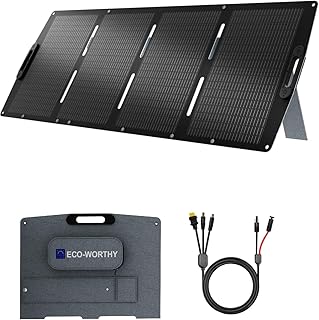 ECO-WORTHY 200W Faltbare Solarpanel für Powerstation, ETFE-Material | Tragbares Solarmodul für …