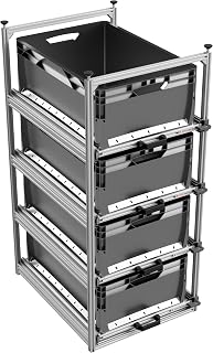 VOBI Wohnmobil Regal System Tower 4-600, 475×610 mm 4 Auszüge