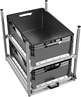 VOBI Wohnmobil Regal System Tower 4-600, 475×610 mm 1 Auszug und 1 Rahmen