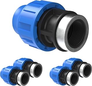 Kirchhoff Fitting Übergangsstück mit Außengewinde | 25 mm x 1″ | für HDPE Rohr | 5 Stück im …