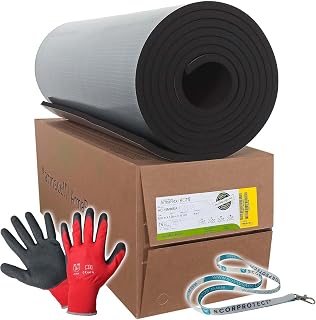 Scorprotect Armaflex Home 19 mm selbstklebend | Kautschuk Dämmplatte 6 m² | Wohnmobil Dämmung …